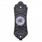 G093 - IRON DRAWER PULL WIITH  CRYSTAL KNOB